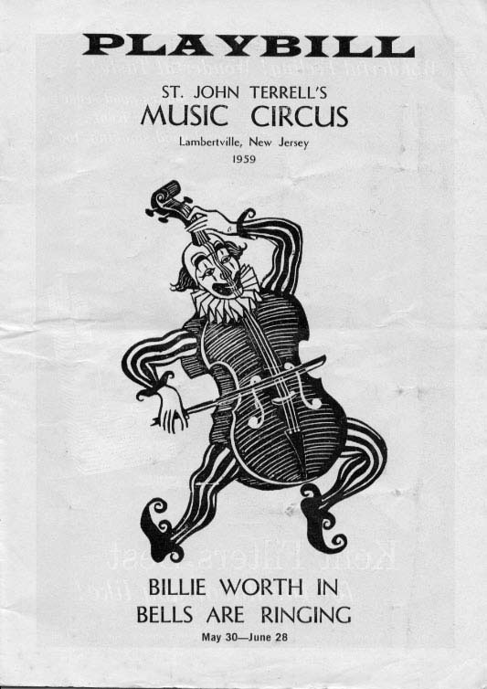 'Bells Are Ringing' 1959 playbill, cover
