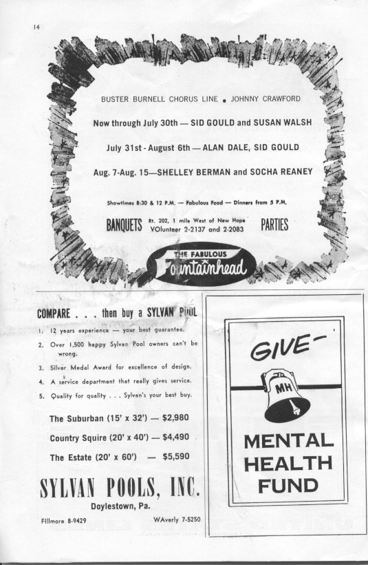 'Jamaica' 1959 playbill, page 16