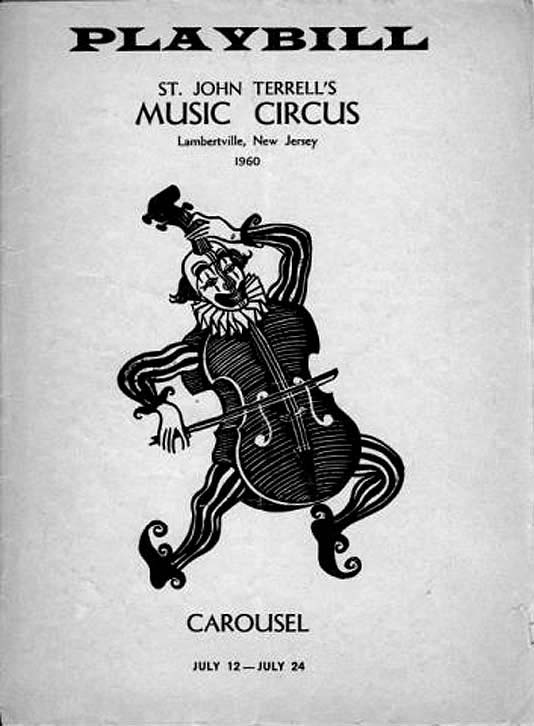 'Carousel' 1960 playbill, cover