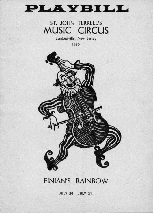'Finian's Rainbow' 1960 playbill, cover