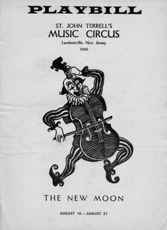 The New Moon' 1960 playbill, cover
