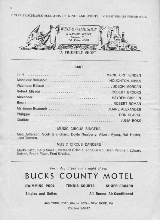 The New Moon' 1960 playbill, page 8