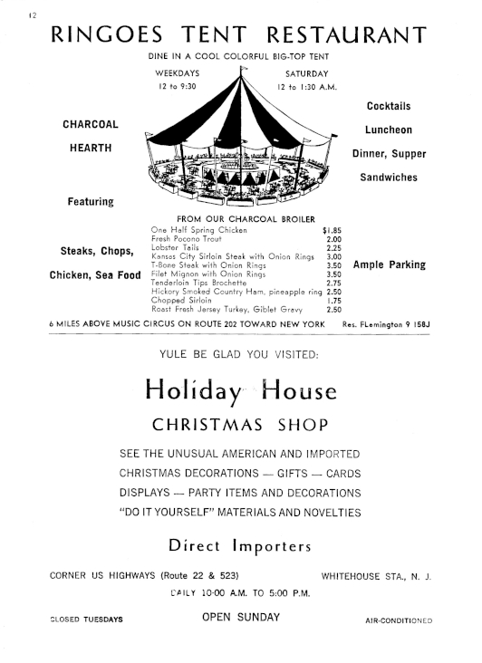 'Two for the Seesaw' 1960 playbill, page 11