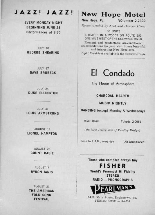 'Tenderloin' 1961 playbill, page 13