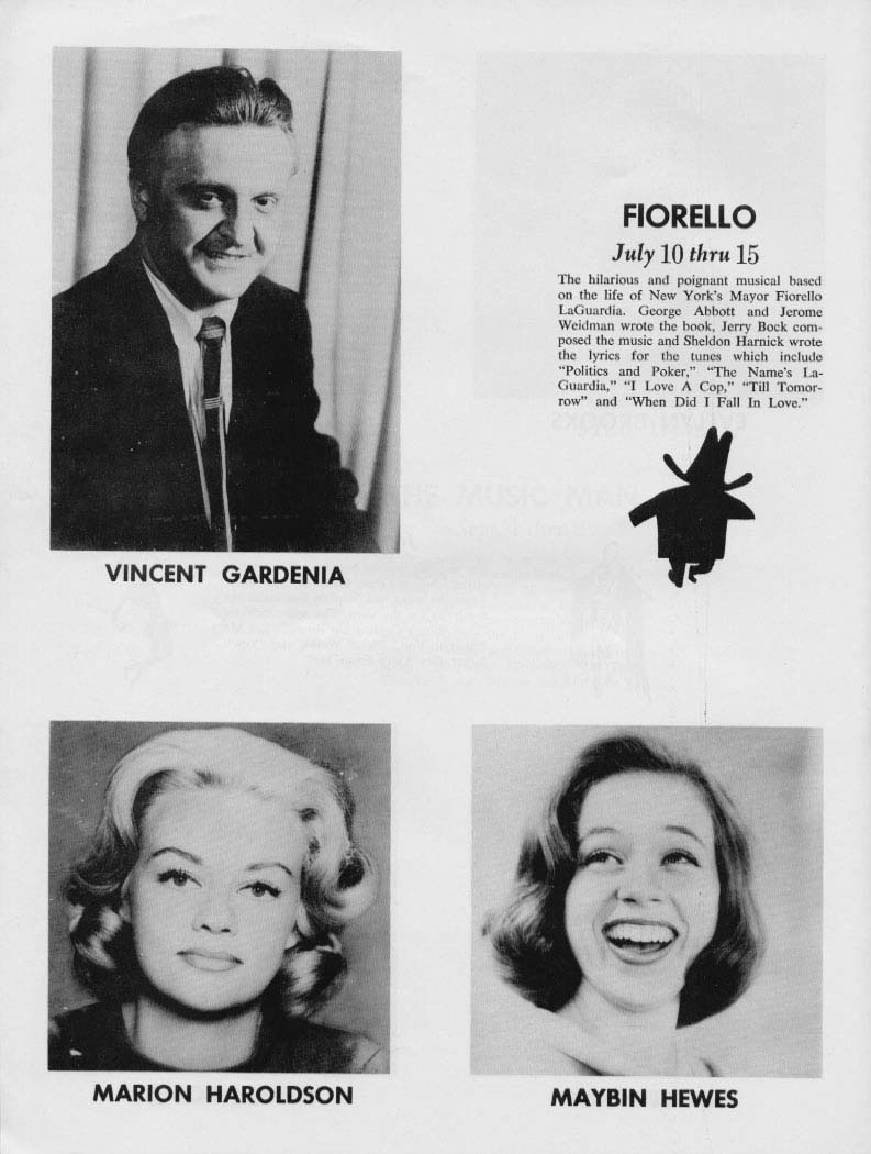 1962 Music Circus Season Souvenir Program, page 10