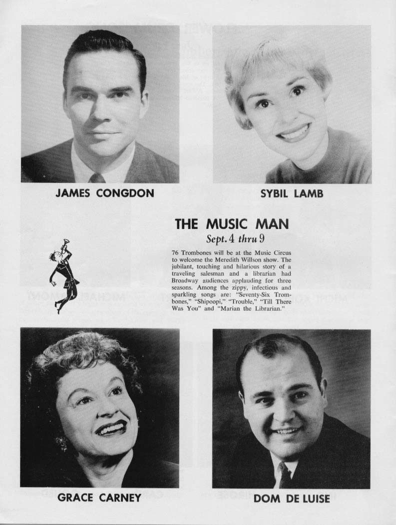 1962 Music Circus Season Souvenir Program, page 8