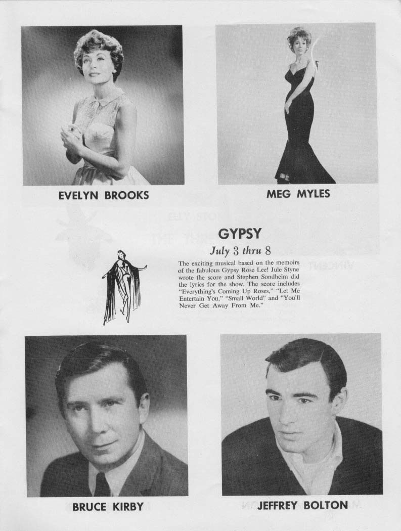 1962 Music Circus Season Souvenir Program, page 9