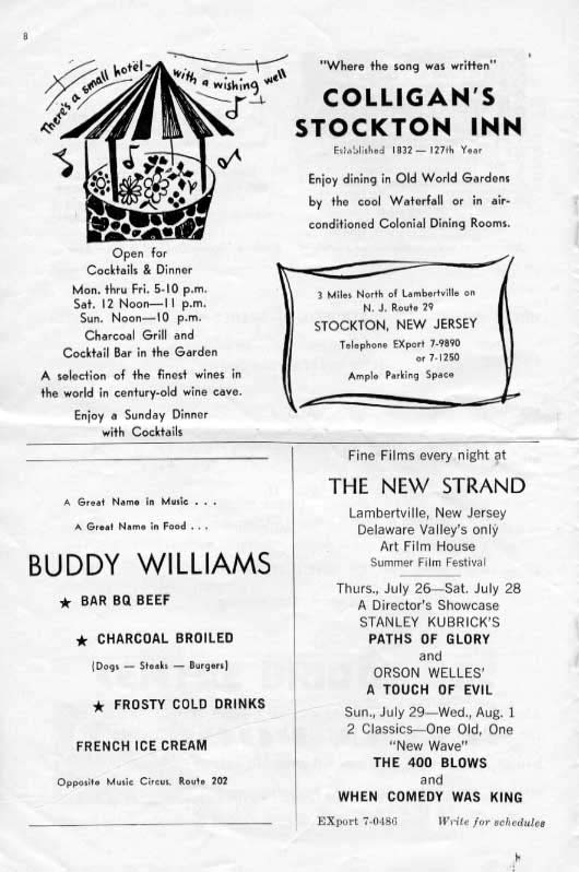 'The Chocolate Soldier' 1962 playbill, page 8