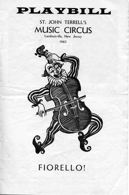 'Fiorello!' 1962 playbill, cover