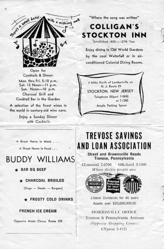 'Flower Drum Song' 1962 playbill, page 8