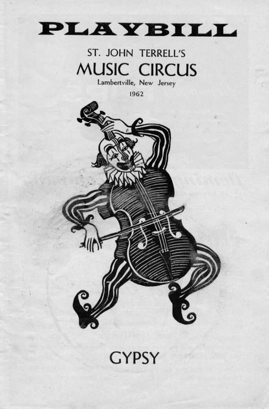'Gypsy' 1962 playbill, cover