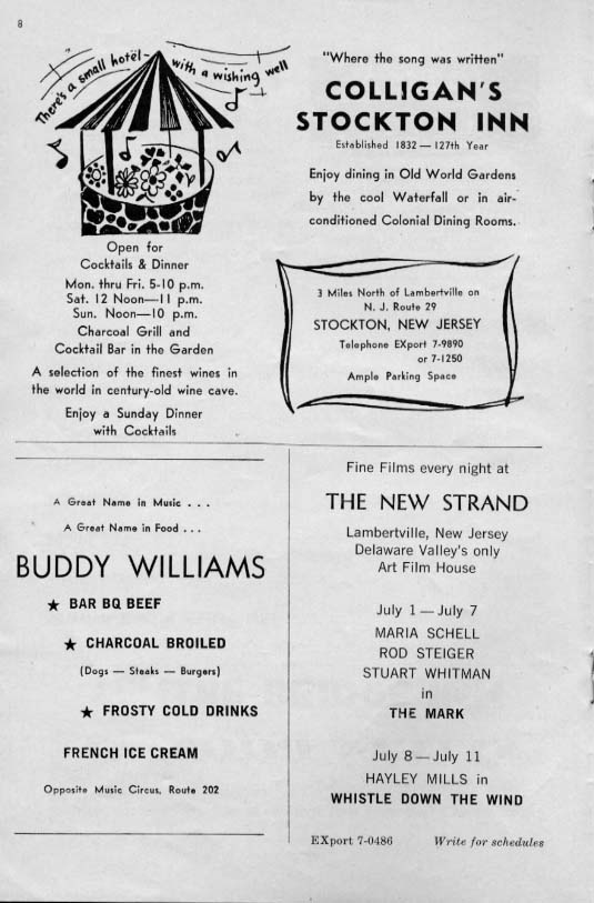 'Gypsy' 1962 playbill, page 8