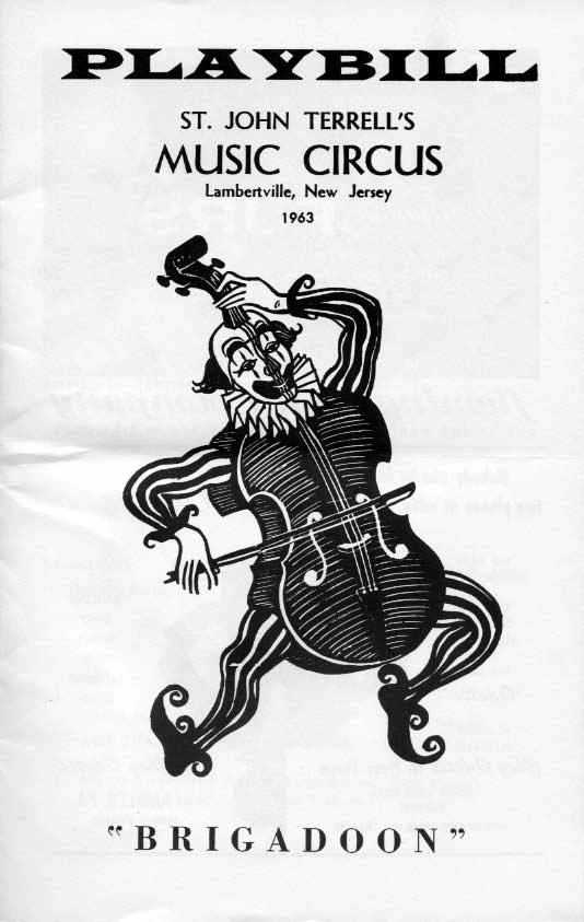 'Brigadoon' 1963 playbill, cover