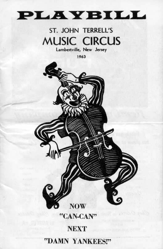 'Can-Can' 1963 playbill, cover