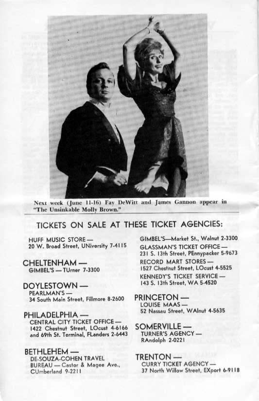 'Carousel' 1963 playbill, page 14