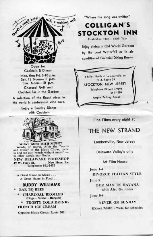 'Carousel' 1963 playbill, page 8