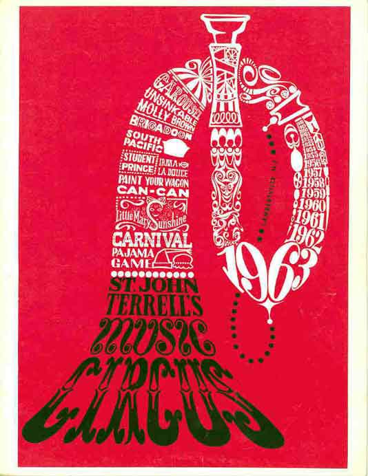1963 Music Circus Season Souvenir Program, front cover