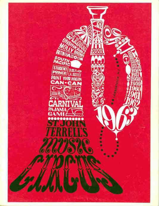 1963 Music Circus Season Souvenir Program, front cover