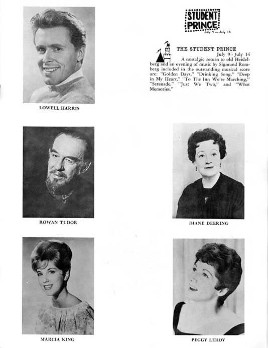 1963 Music Circus Season Souvenir Program, page 10