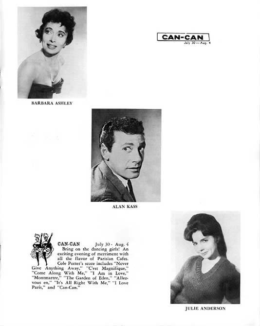 1963 Music Circus Season Souvenir Program, page 14