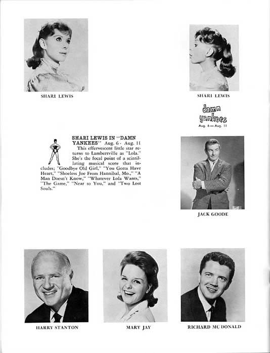 1963 Music Circus Season Souvenir Program, page 15