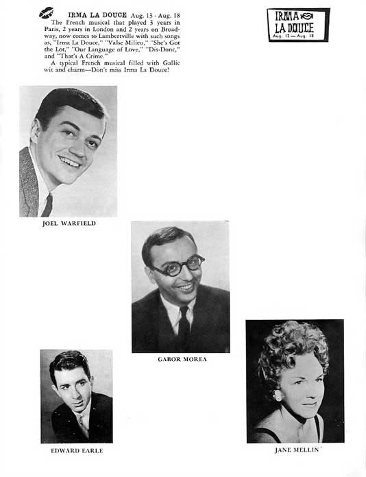 1963 Music Circus Season Souvenir Program, page 16