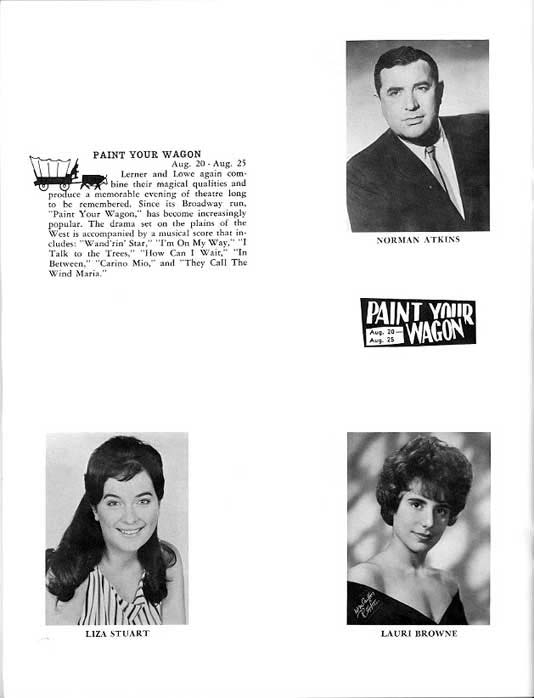 1963 Music Circus Season Souvenir Program, page 17