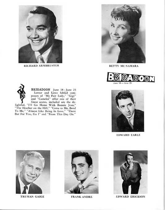 1963 Music Circus Season Souvenir Program, page 8