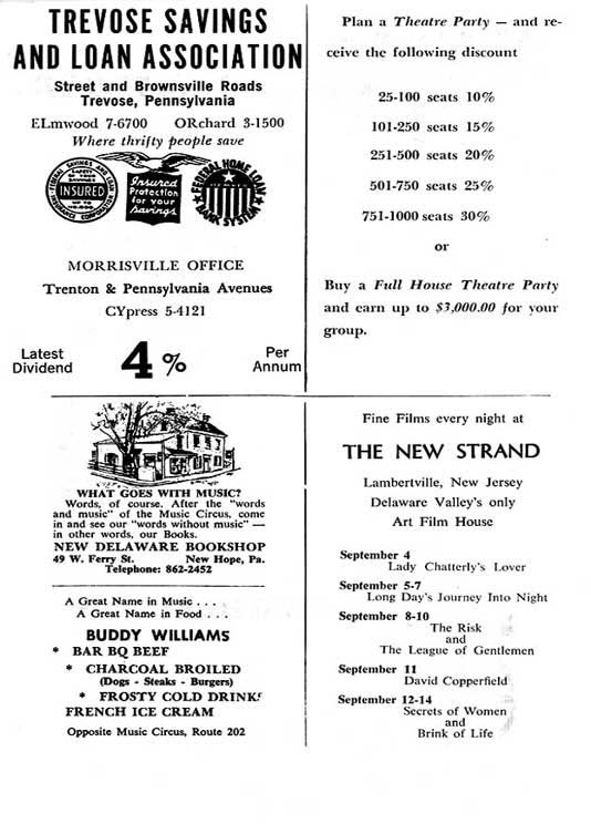 'Springtime for Henry' 1963 playbill, page12 