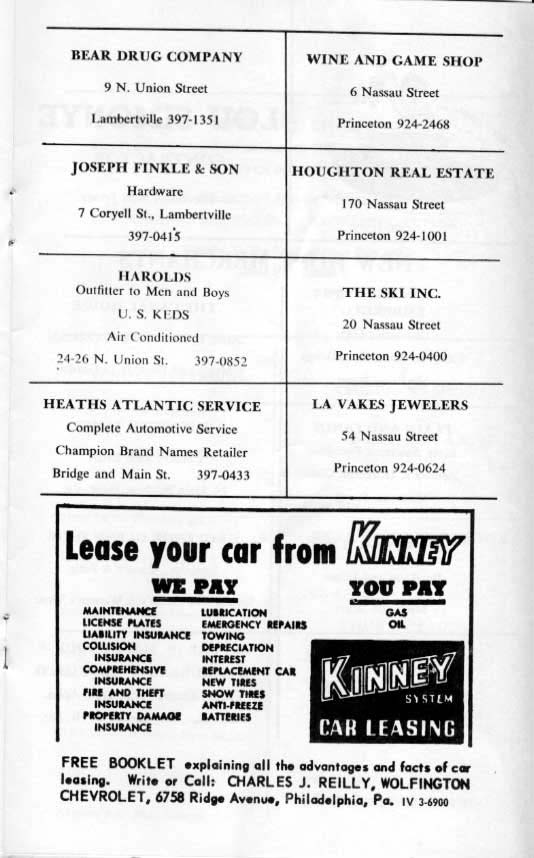 'Camelot' 1964 playbill, page 11