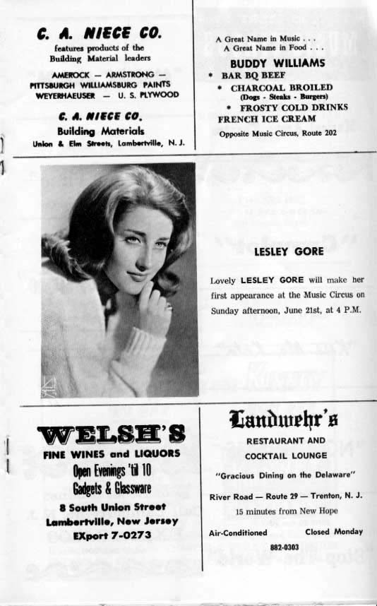 'Camelot' 1964 playbill, page 9