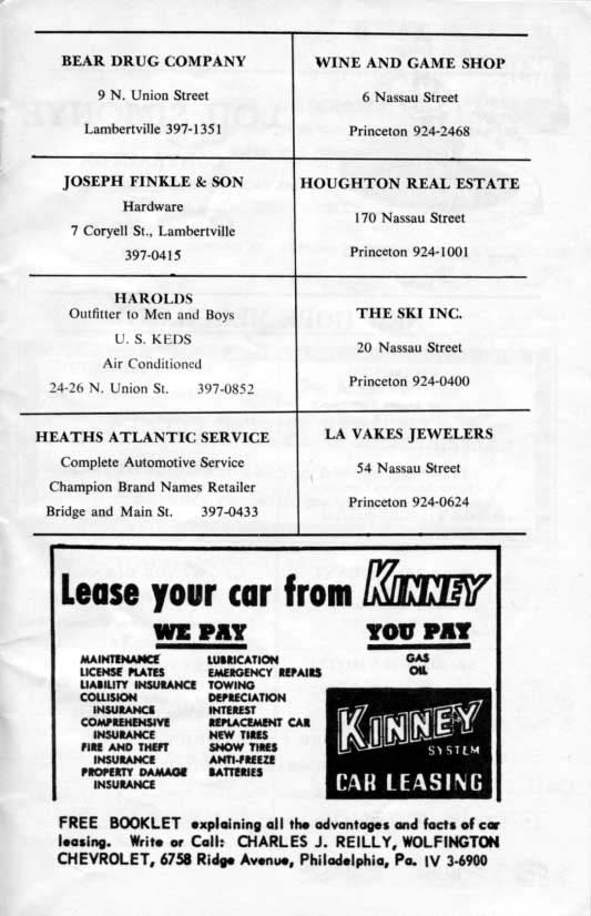 'Show Boat' 1964 playbill, page 10