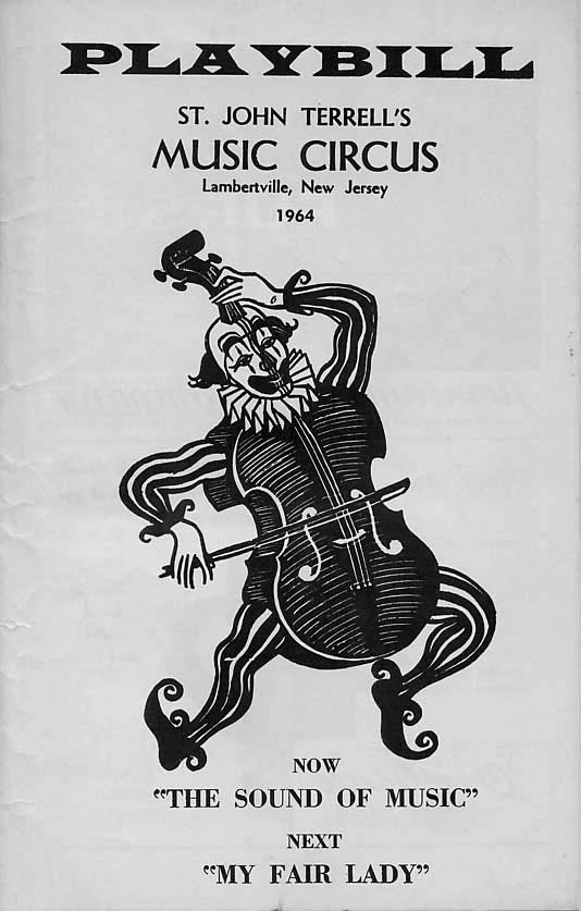 'The Sound of Music' 1964 playbill, cover