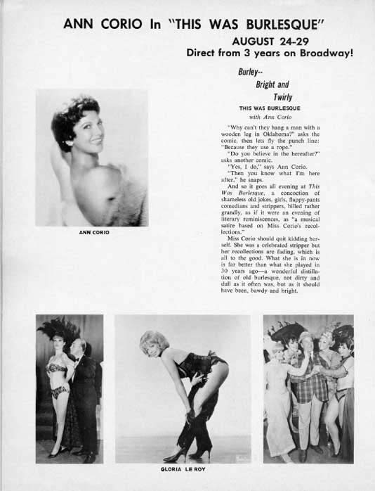 1965 Music Circus Season Souvenir Program, page 16