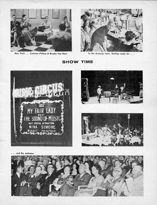 1965 Music Circus Season Souvenir Program, page 5