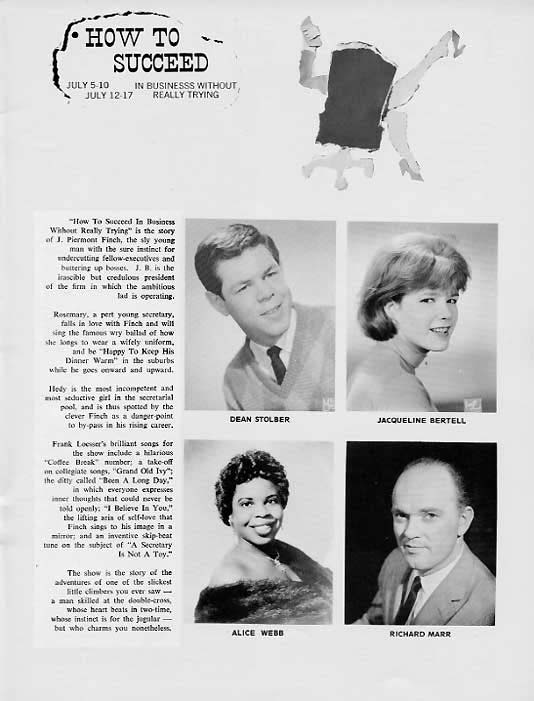 1966 Music Circus Season Souvenir Program, page 13