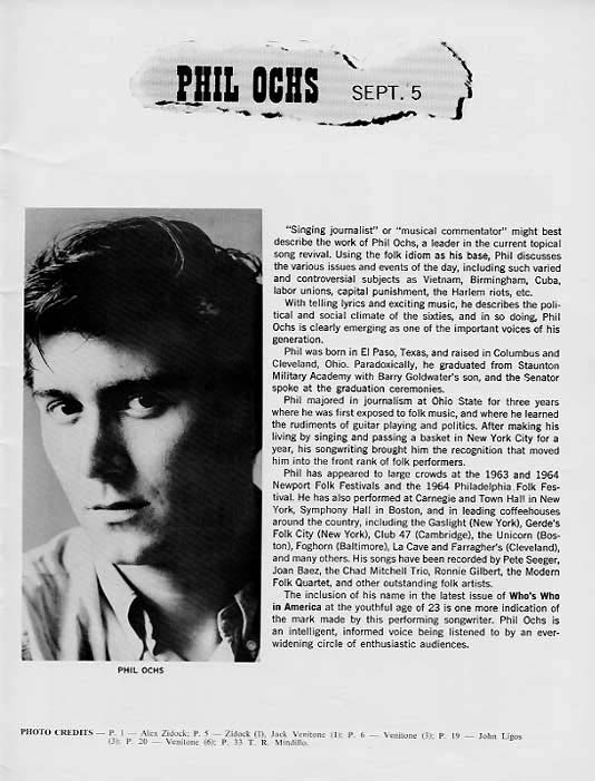 1966 Music Circus Season Souvenir Program, page 31