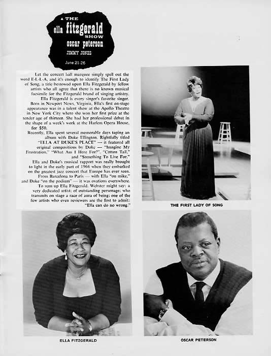 1966 Music Circus Season Souvenir Program, page 9