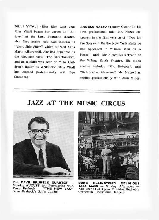 What Makes Sammy Run?' 1966 playbill, page 10