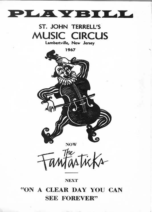 'The Fantasticks' 1967 playbill, cover