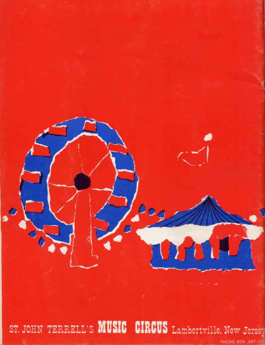 1967 Music Circus Season Souvenir Program, back cover