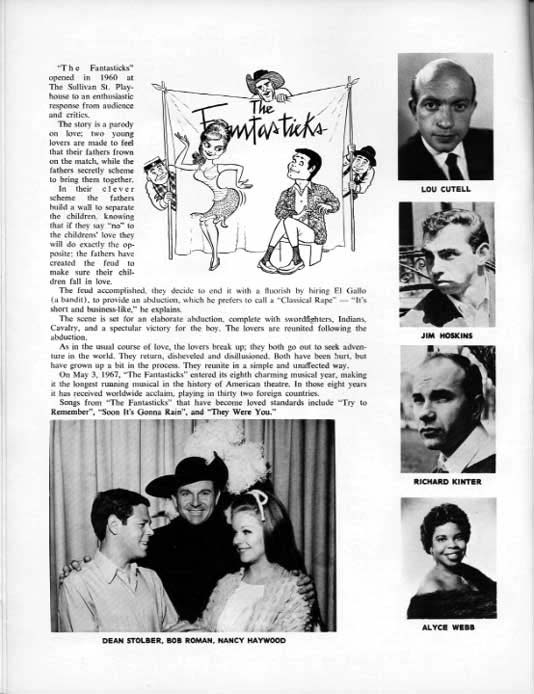 1967 Music Circus Season Souvenir Program, page 5