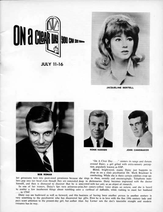 1967 Music Circus Season Souvenir Program, page 6