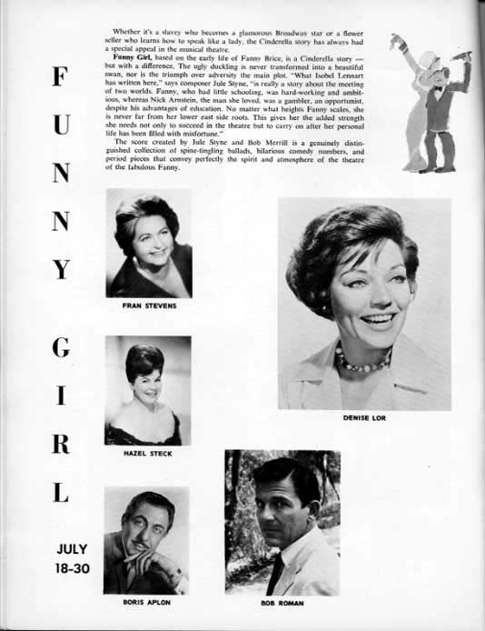 1967 Music Circus Season Souvenir Program, page 7