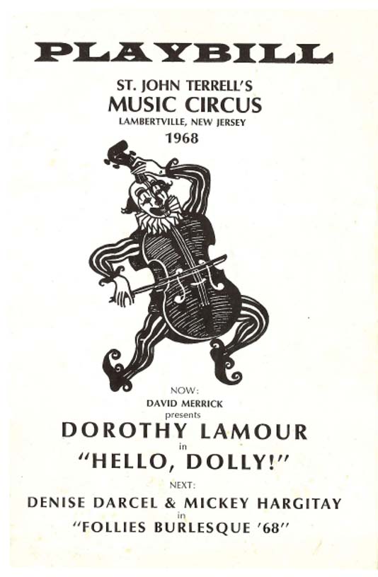 'Hello Dolly!' 1968 playbill, cover