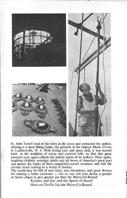 '1963 Dentzel Carousel Pamphlet, page 3