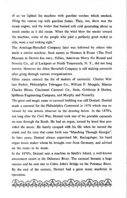 '1963 Dentzel Carousel Pamphlet, page 13