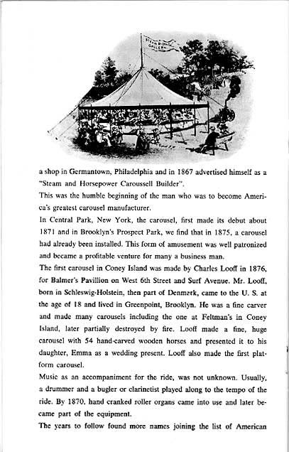 '1963 Dentzel Carousel Pamphlet, page 11