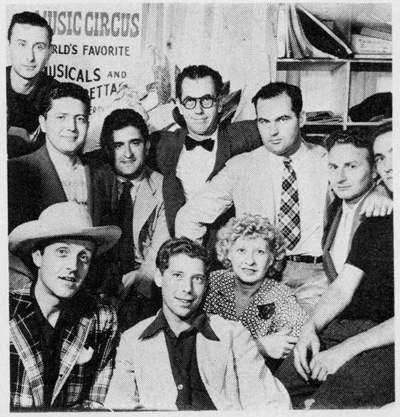 A few members of the 1950 Music Circus staff.