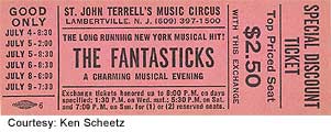 'The Fantasticks' discount ticket